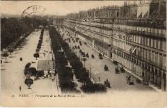 Paris 1e - Perspective de la Rue de Rivoli à Paris 1er