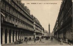 Paris 1e - La rue de Castiglione à Paris 1er