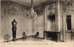 Paris 2e - Bibliothèque de l'Arsenal à Paris 2e