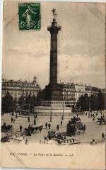 Paris 4e - La Place de la Bastille à Paris 4e
