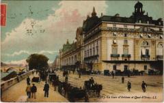 Paris 7e - 698. La Gare d'Orléans et Quai d'Orsay à Paris 7e