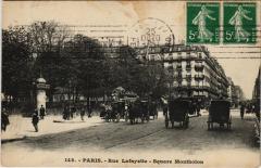 Paris 9e - Rue Lafayette - Square Montholon à Paris 9e
