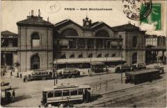 Carte postale ancienne Gare Montparnasse
                                                                     à Paris 6e
                                