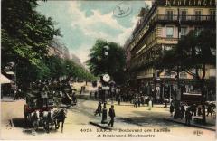 Paris 2e - Le Boulevard des Italiens à Paris 2e