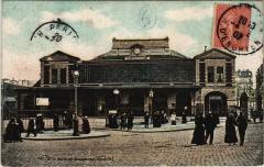 Carte postale ancienne Gare de Vincennes (Bastille)
                                                                     à Paris 12e
                                
