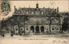 Carte postale ancienne Mairie du XIIIe
                                                                     à Paris 13e
                                