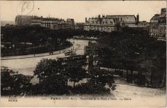 Carte postale ancienne Panorama de la Place d'Italie - La Mairie
                                                                     à Paris 13e
                                