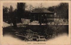 Carte postale ancienne Parc Montsouris
                                                                     à Paris 14e
                                