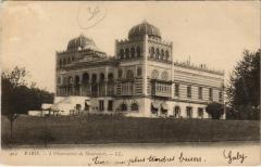 Carte postale ancienne L'Observatoire de Montsouris
                                                                     à Paris 14e
                                