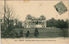 Carte postale ancienne Pavillon Mauresque au Parc de Montsouris
                                                                     à Paris 14e
                                