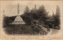 Parc Montsouris, le Monument de Flatters à Paris 14e