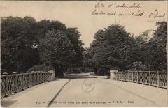 Carte postale ancienne Le Pont du Parc Montsouris
                                                                     à Paris 14e
                                