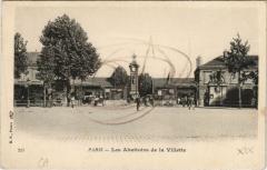 Carte postale ancienne Les Abattoirs de la Villette
                                                                     à Paris 19e
                                