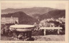 Chatel-Guyon Table d'orientation au Sommet du Calvaire