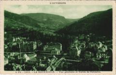 La Bourboule vue generale et Vallee de Vendeix à La Bourboule