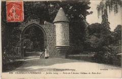 Clermont Ferrand Jardin Lecoq,Porte de l'Ancien Chateau à Clermont-Ferrand