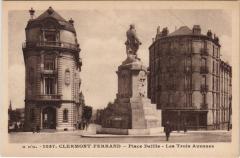 Clermont Ferrand Place Delille , Les Trois Avenues à Clermont-Ferrand