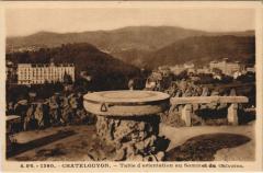 Chatel-Guyon Table d'orientation au Sommet du Calvaire