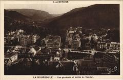 La Bourboule vue generale et Vallee de Vendeix à La Bourboule