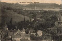Chambon-sur-Lac Le Lac et le Chateau à Chambon-sur-Lac
