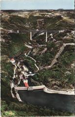 Les Fades - Vue Generale du Viaduc et du Barrage