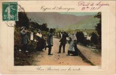 Types d'Auvergne - Une Bourree sur la Route