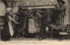 Types d'Auvergne - La Bourree - 3. Figure - Vis-Vis