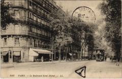 Paris 6e - 1187. Le Boulevard Saint-Michel à Paris 6e