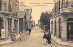 Paris Plage - Le Touquet - La Rue Saint Louis - Cpa Toilee