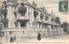 Le Touquet Paris Plage - Groupe De Villas Au Boulevard Daloz au Touquet-Paris-Plage
