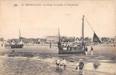 Berck Plage - La Plage - Le Casino Et L'Esplanade à Berck