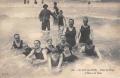 Saint Pol Sur Mer - Scene De Plage - L'Heure Du Bain -
													59 Nord
												
