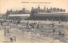 Cherbourg - Le Casino Et La Plage A Maree Haute
