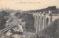Coutances - Panorama Pris Du Viaduc - Train à Coutances