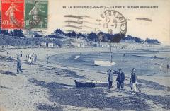 La Bernerie - Le Port Et La Plage Sainte Annee