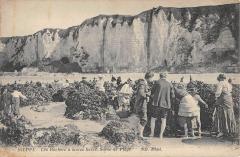 Dieppe - Les Rochers A Maree Basse - Scene De Plage à Dieppe