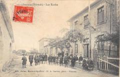 Laurens - Les Ecoles - cliché rare à Laurens