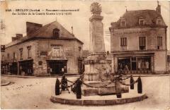 Brulon Monument des Soldats -
													72 Sarthe
												