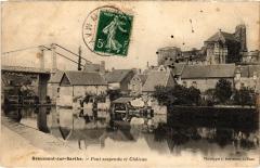 Beaumont Pont suspendu et chateau