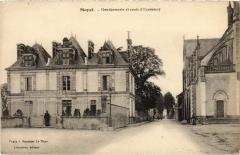 Gendarmerie et route d'Ecommoy à Mayet