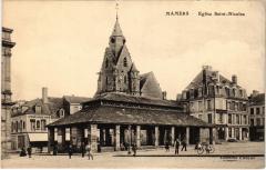Carte postale ancienne Église Saint-Nicolas
                                                                     à Mamers
                                