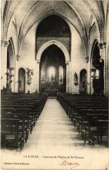 La Fleche interieur de l'eglise de Saint-Thomas