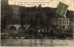 St Leonard des Bois passage d'un chapelet -
													72 Sarthe
												
