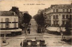 Le Mans Avenue Thiers au Mans