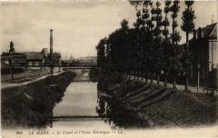 Le Mans le Canal Usine Electrique au Mans