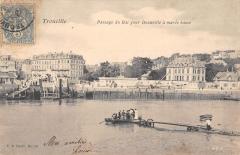 Trouville - Passage Du Bac Pour Deauville A Maree Basse à Deauville