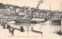 Trouville - Depart Du Bateau Du Havre - Le Rapide