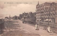 Houlgate - L'Hotel Imbert Et La Digue - Train à Houlgate