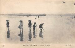 Trouville Sur Mer - Scene De Plage à Trouville-sur-Mer