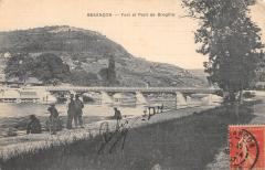 Besancon - Fort Et Port De Bregille - Cpa Toilee à Besançon